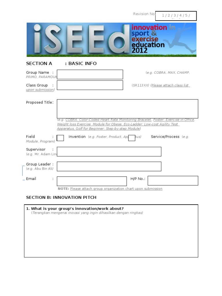 Innovation Project Submission Template | PDF