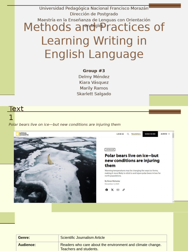 Writing Methods for English Learners | PDF | Mental Health | Advertising