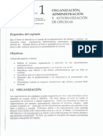 Organizacion, Administracion y Automatizacion de Oficinas Capitulo 1