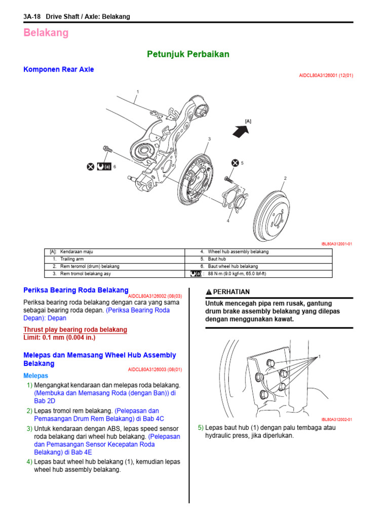 3b Drive Shaft Axle Belakang Pdf