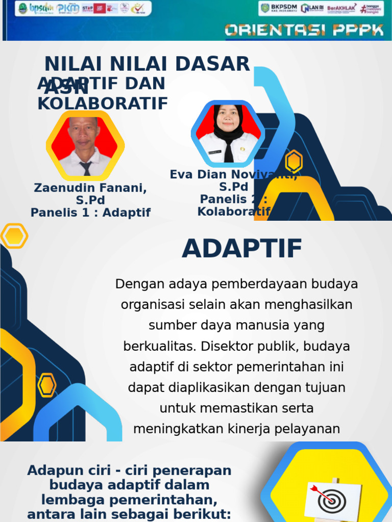 Budaya Adaptif dan Kolaboratif ASN | PDF