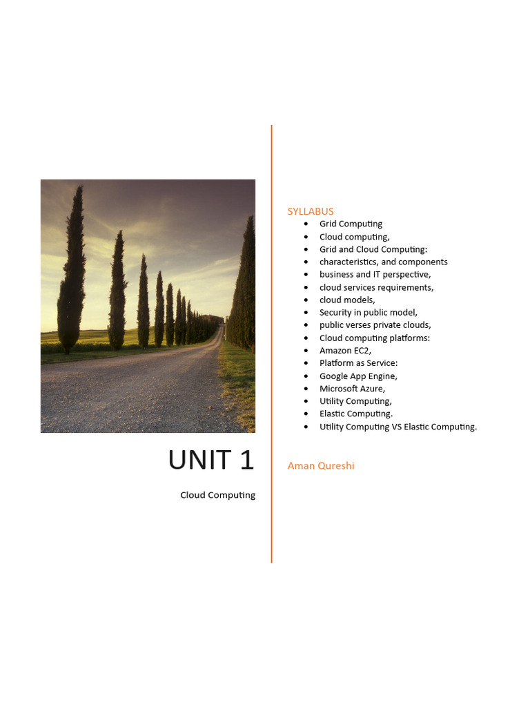 Cloud Computing Syllabus Overview | PDF