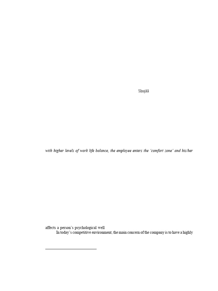 Moderate Work-Life Balance Boosts Creativity | PDF | Creativity ...