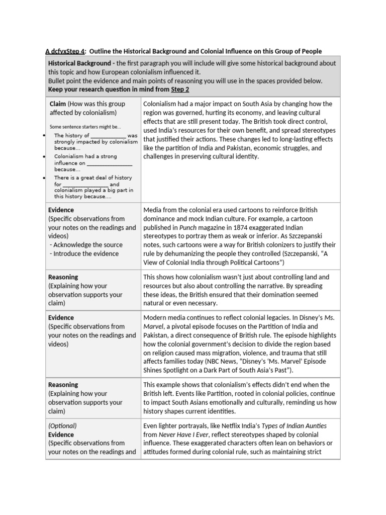 Colonialism's Impact on South Asia | PDF | Colonialism | Stereotypes