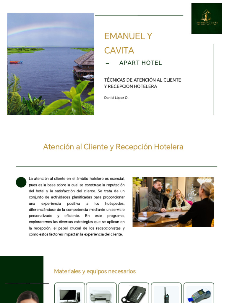 Técnicas de Atención Al Cliente y Recepción Hotelera | PDF | Hotel ...