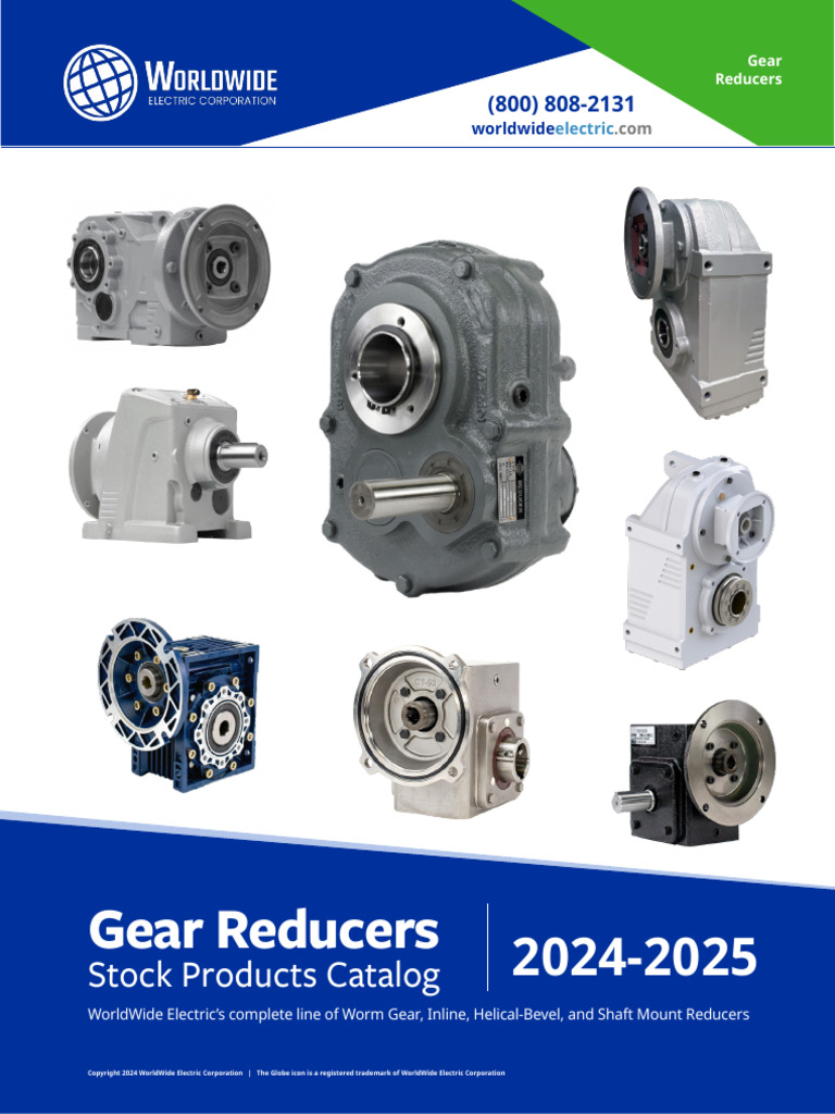 WorldWide Electric Gear Reducers Catalog | PDF | Gear | Engines