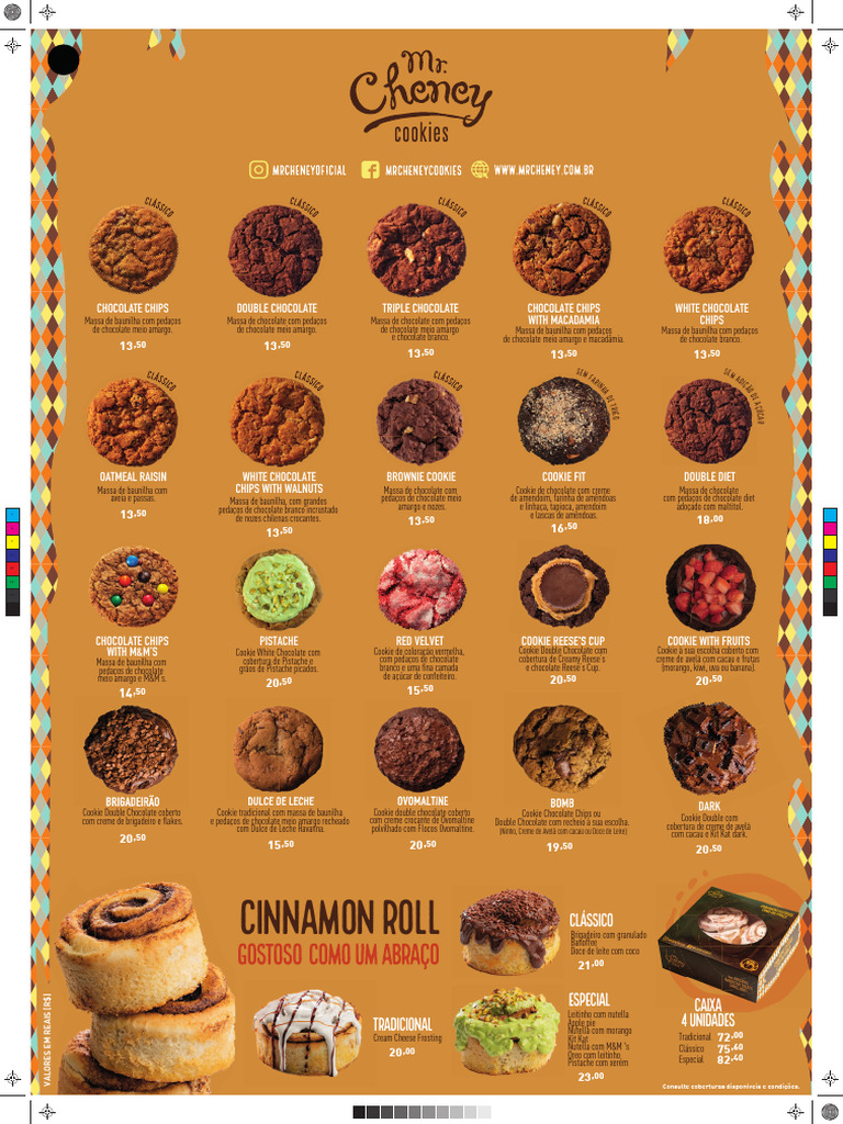 Deliciosos Cookies e Sobremesas Variadas | PDF | Chocolate | Sobremesas