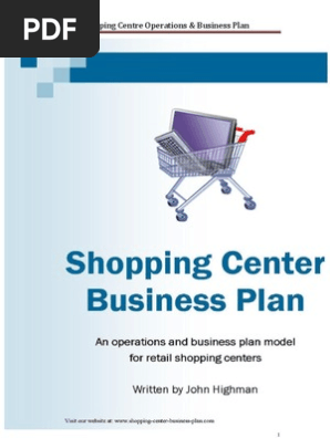 Shopping Centre Business Plan Sample