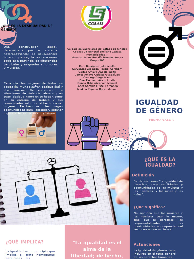 Igualdad de Genero | PDF | Estudios de género | Igualdad de género