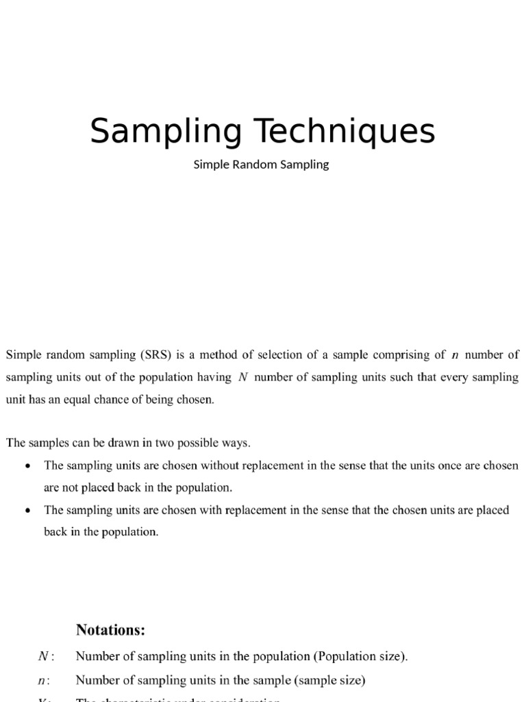 Effective Sampling Techniques Explained | PDF