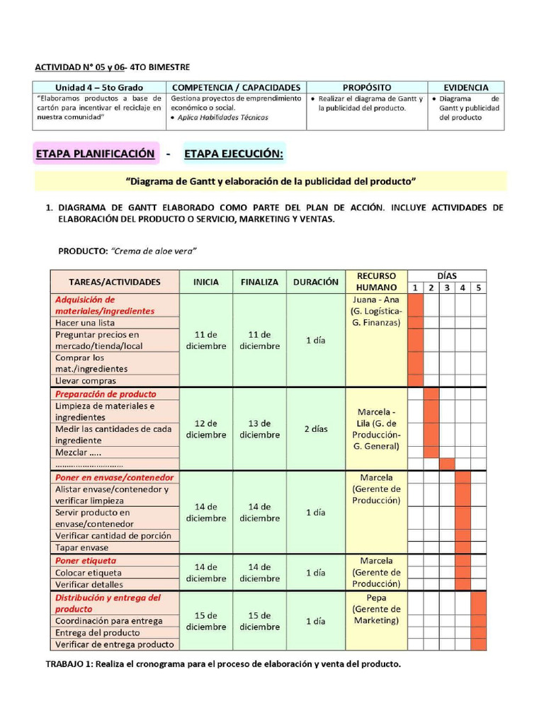 ACTIV. 5 y 6 - 5TO H | PDF