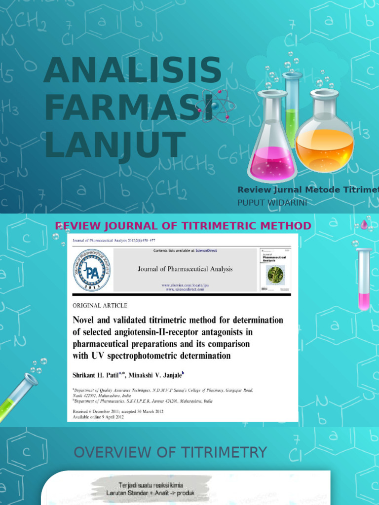 Titrimetric Method for ARA-II Analysis | PDF | Titration | Chemistry