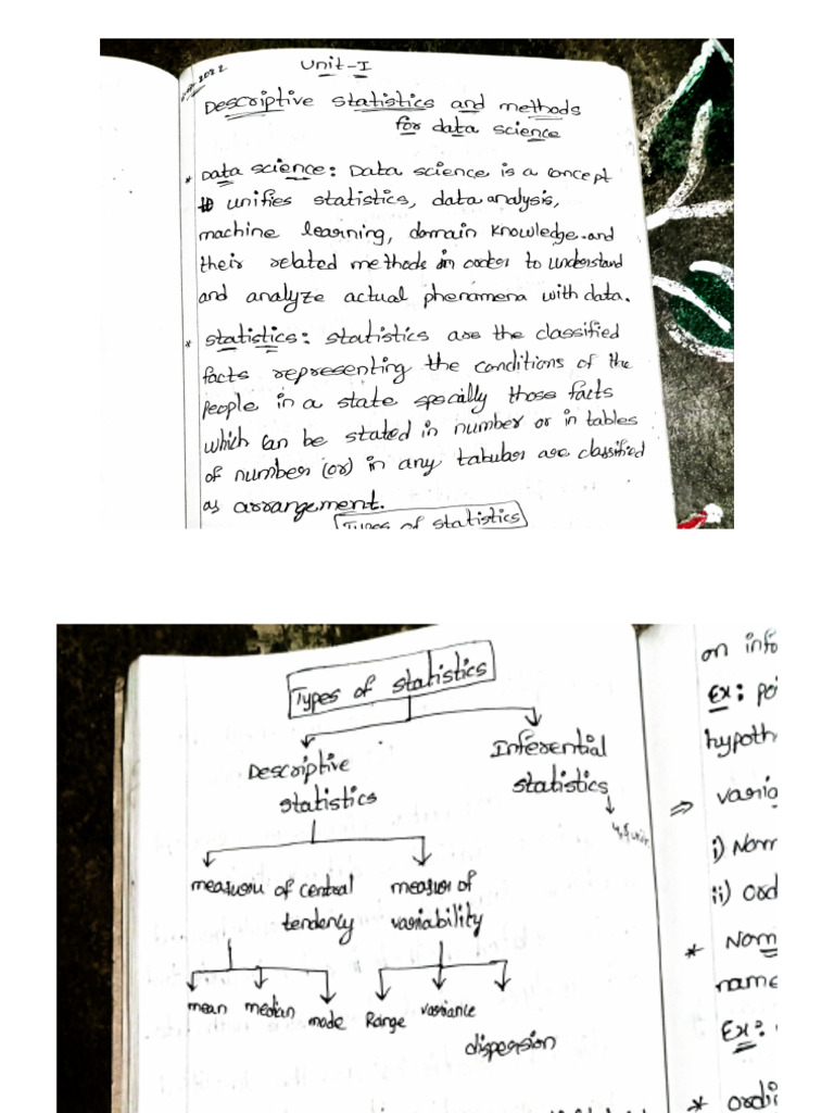 P&S Unit - 1 Notes | PDF