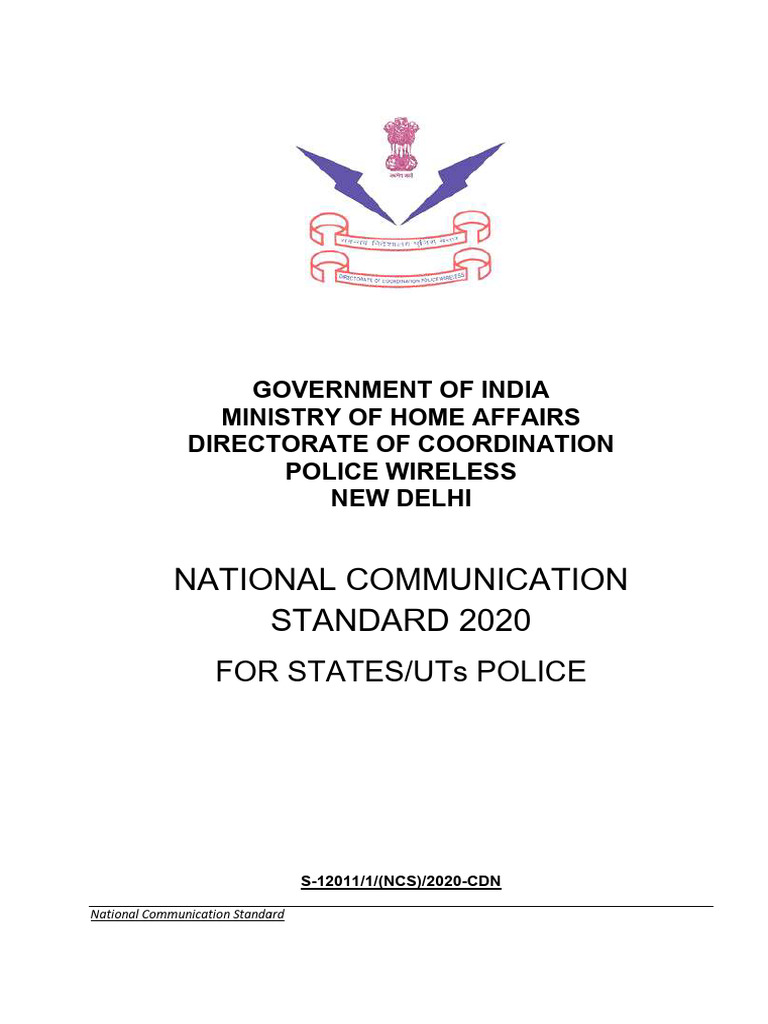 National Communication Standard for Police | PDF | 4 G | Voice Over Ip