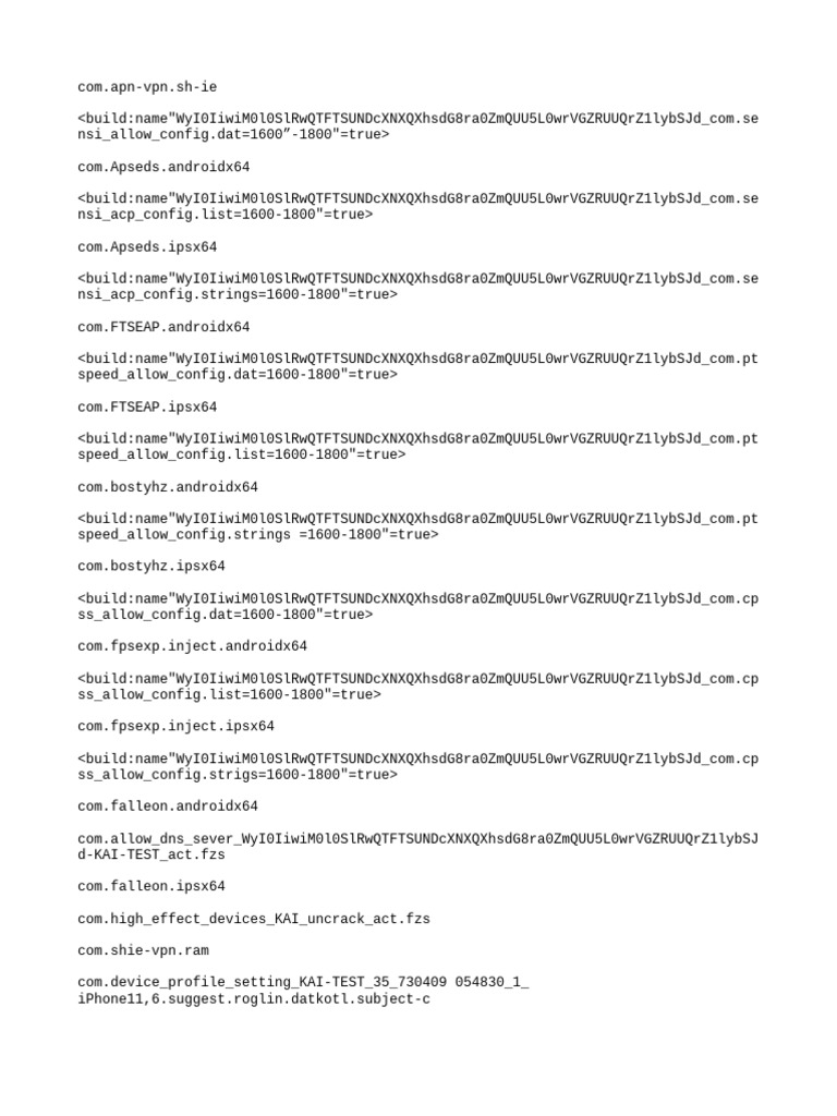 Configurations for Androidx64 and Falleon | PDF
