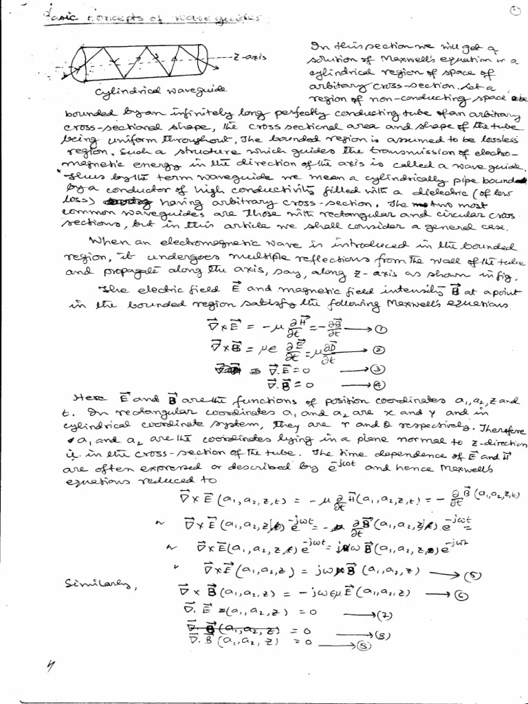 Waveguide Notes Pdf