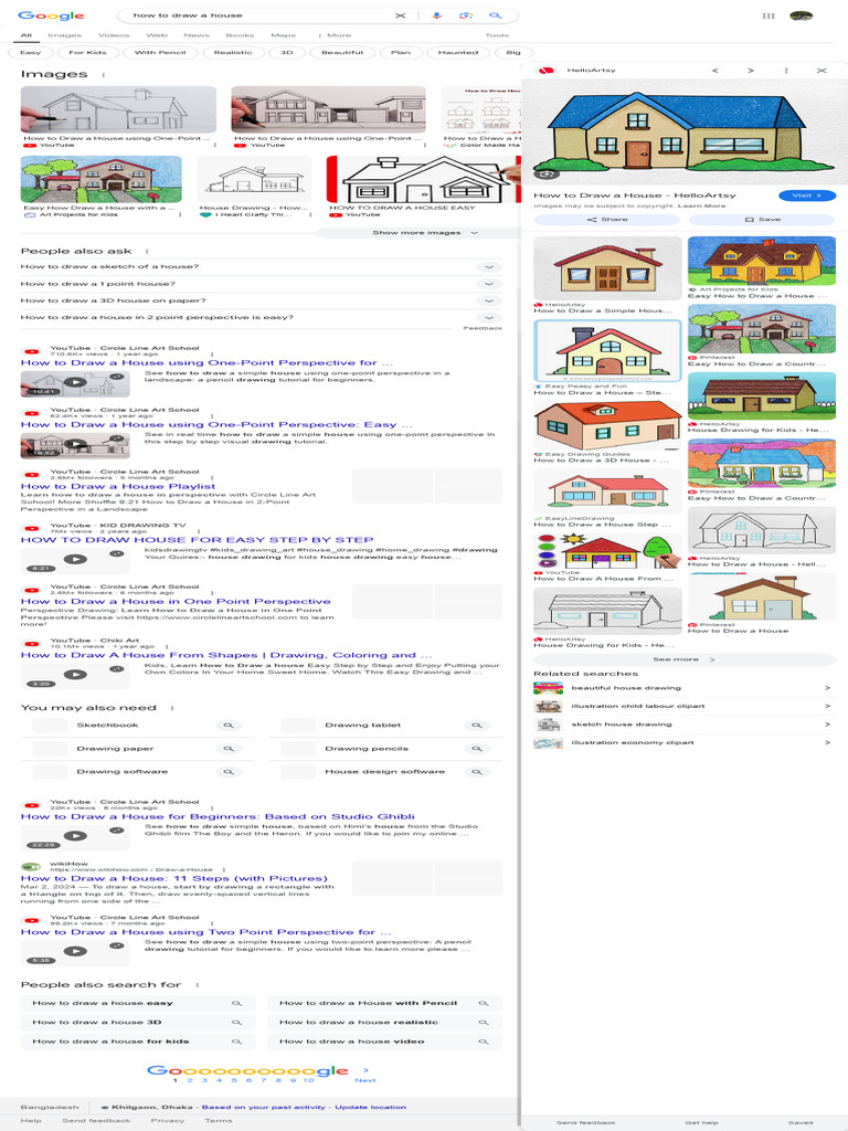 How To Draw A House - Google Search | PDF