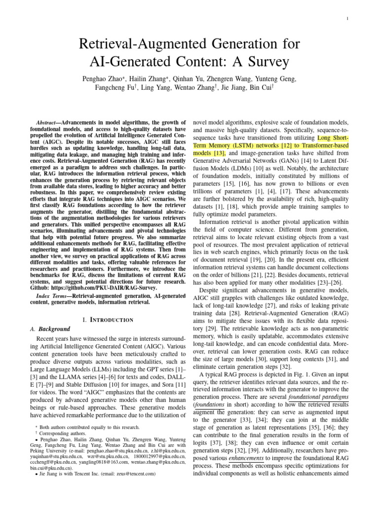 Rag Survey | PDF | Information Retrieval | Machine Learning