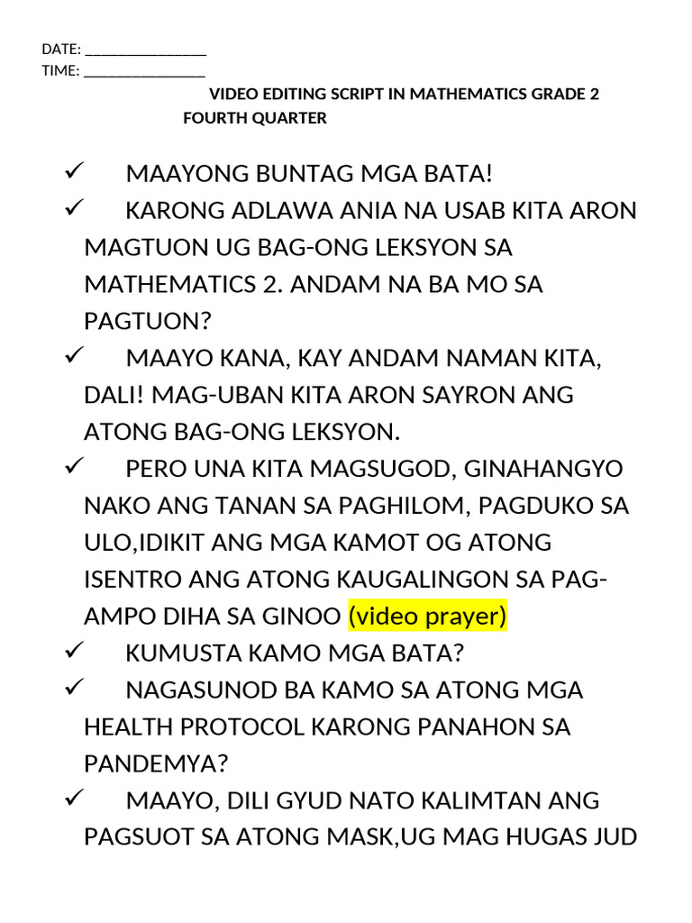 SCRIPT | PDF