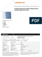 Essentials of Electronic Testing For Digital, Memory