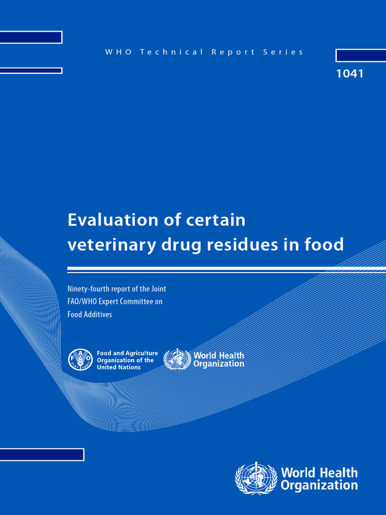 Veterinary Drug Residues in Food | PDF | World Health Organization ...