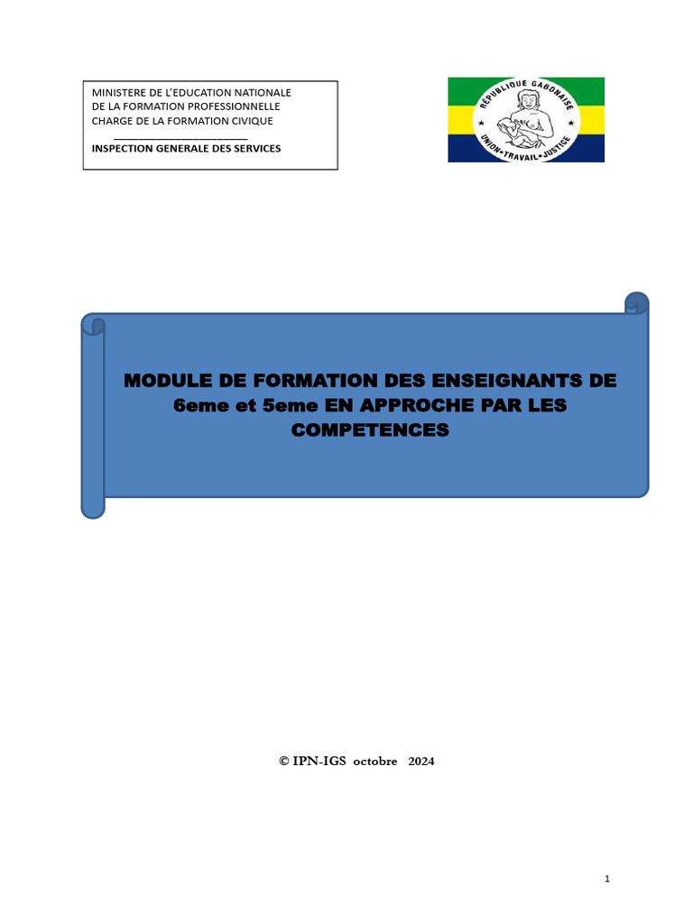 Module de Formation des Enseignants APC | PDF | Mémoire | Pédagogie