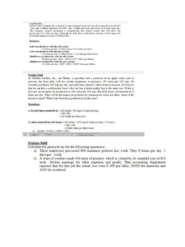 SOLVE FOR PROD | PDF
