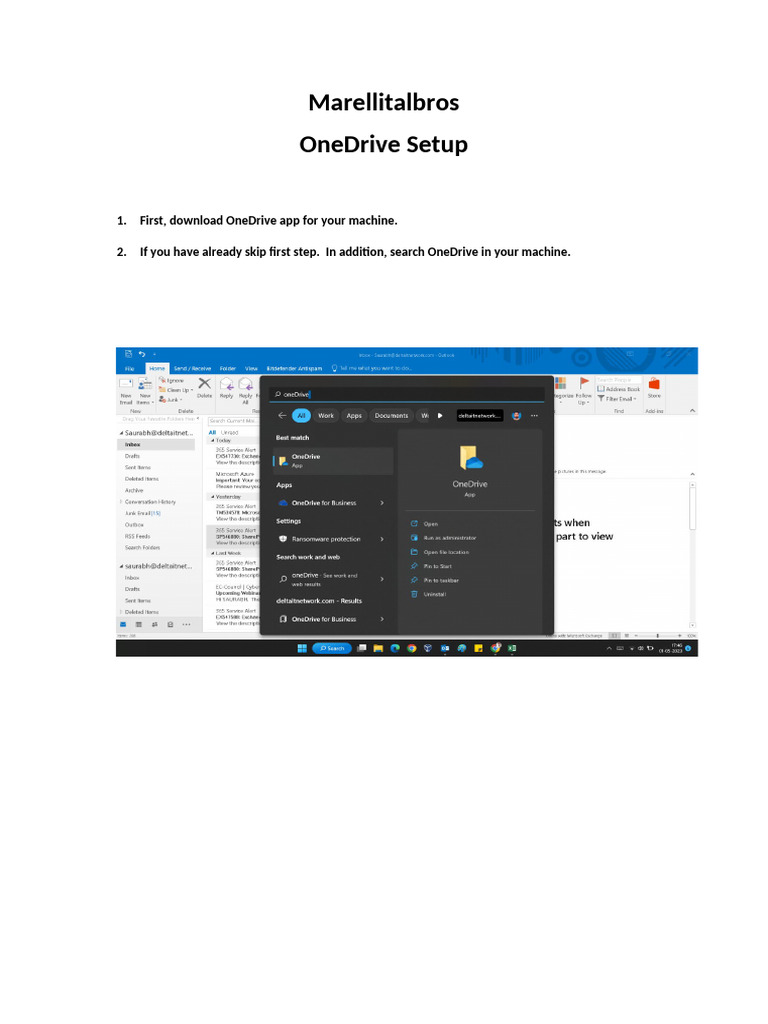 OneDrive Setup | PDF
