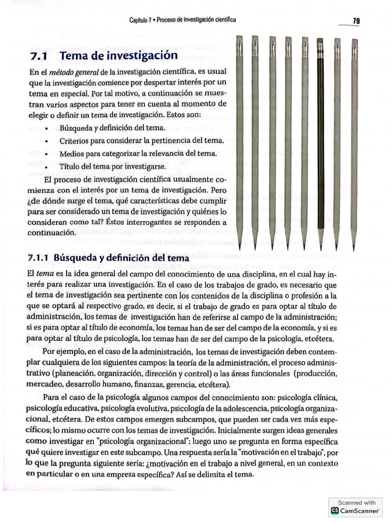 Tema de Investigación | PDF