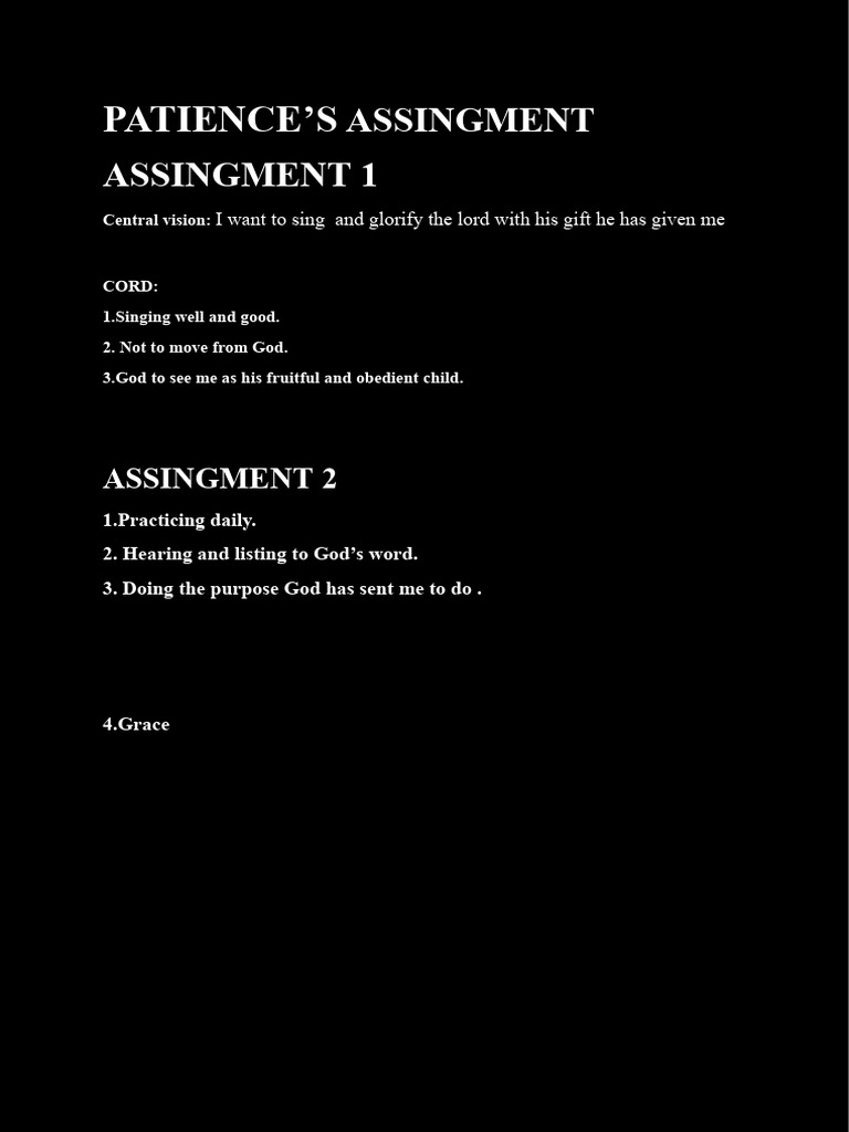 Patience | PDF