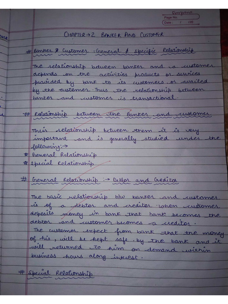 Banking CH 2 Notes +1'G' | PDF