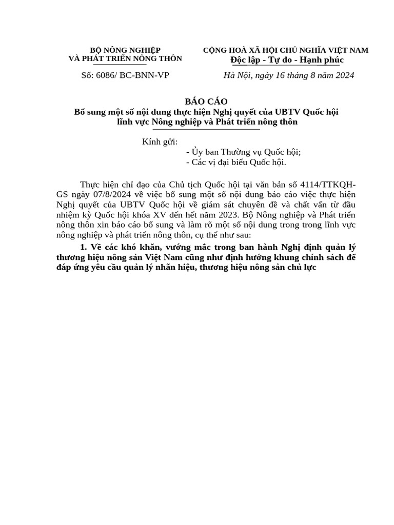 51 bao cao bo sung cua bo nong nghiep 20240819091644 pdf
