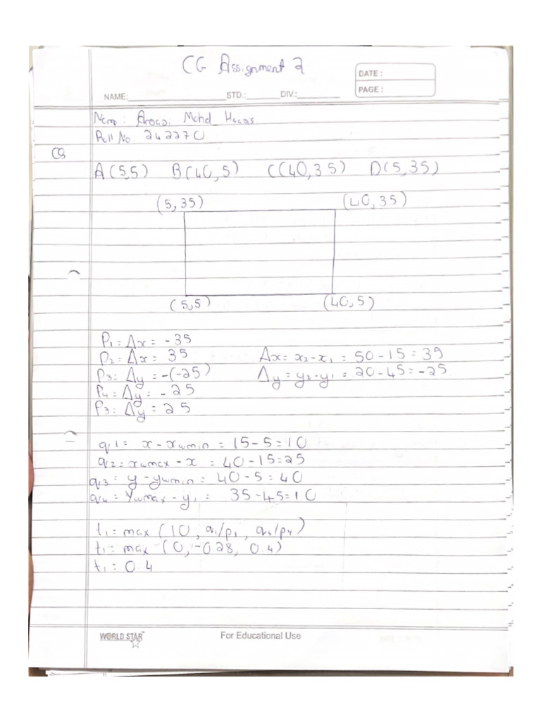 CG Assignment 2 | PDF