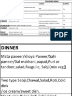 Food Menu