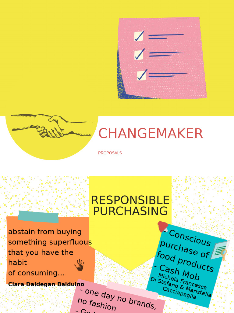 Changemaker Proposals | PDF