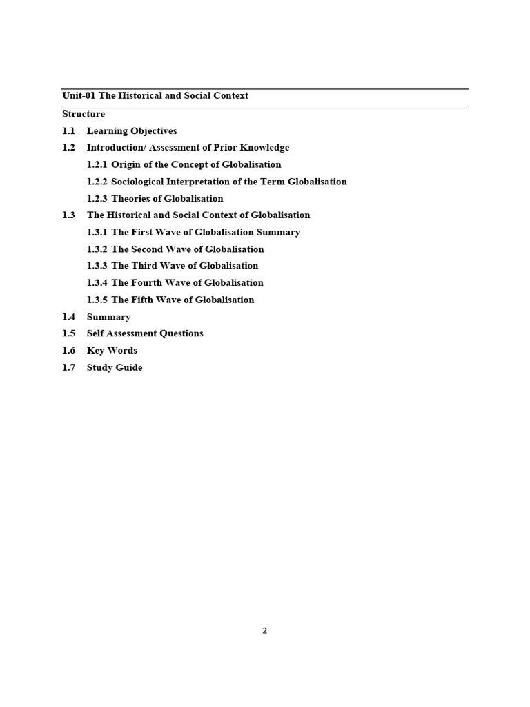 Globalization historical and social context pdf globalization age