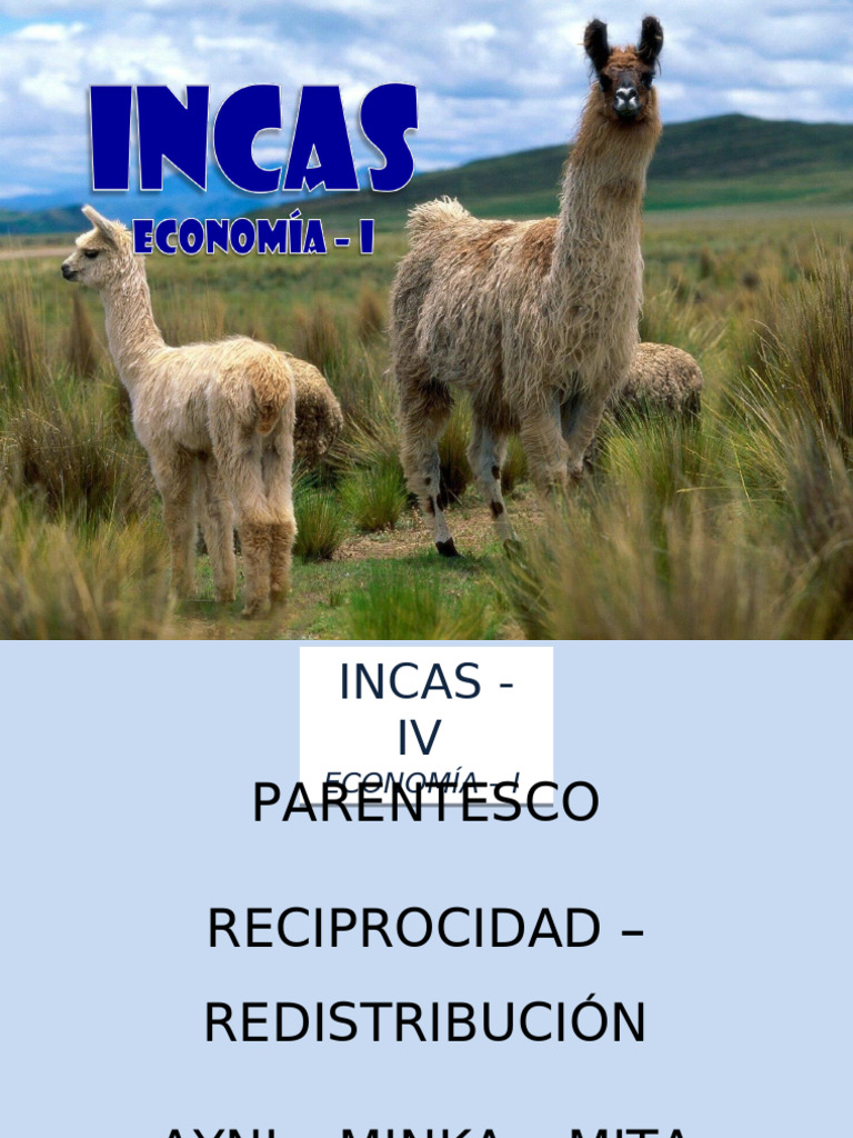 Economía Inca: Parentesco y Trabajo | PDF