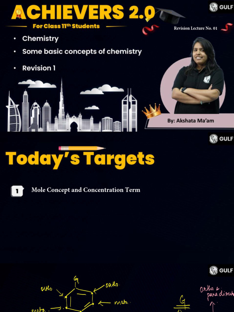 Some Basic Concepts of Chemistry 01 - Class Notes (Revision) | PDF