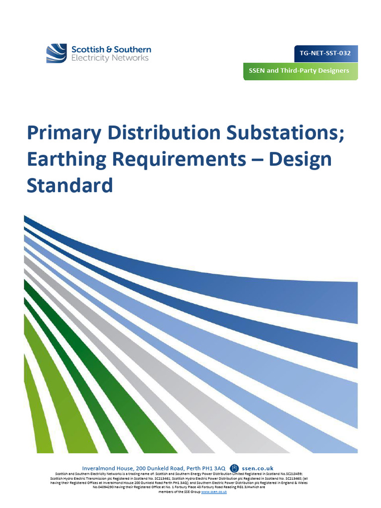 Substation Earthing Design Standards Guide | PDF | Electrical ...