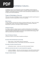 Types of Distillation Columns Explained | PDF | Distillation ...