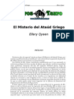 Queen, Ellery - El Misterio Del Ataud Griego