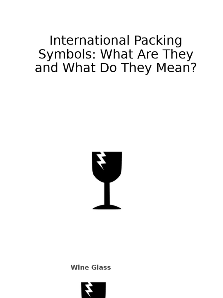 Understanding Packaging Symbols | PDF | Equations