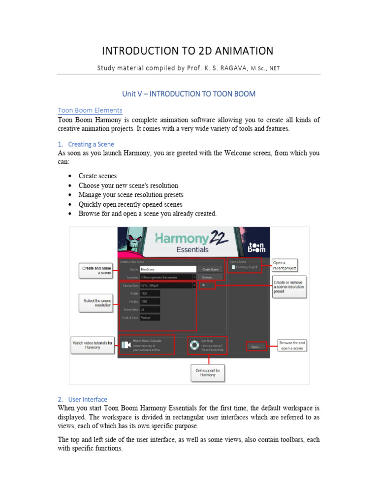 2D Animation Unit V Study Material | PDF | Window (Computing) | Drawing