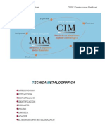 Técnica metalográfica: preparación de muestras y observación al microscopio