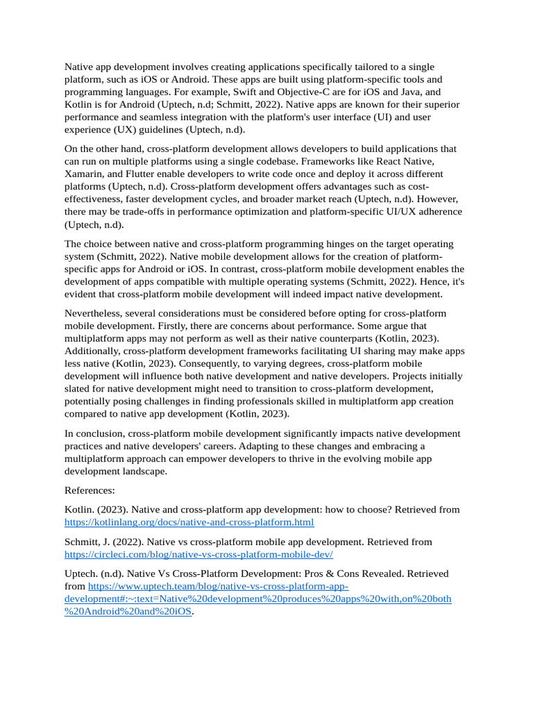discussion forum 1 | PDF | Cross Platform Software | Mobile App