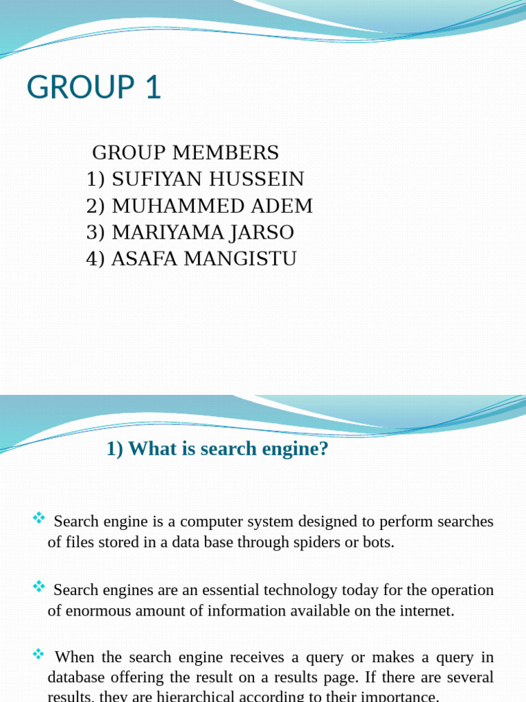 GROUP 1 IT Presentation | PDF
