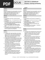 Focus 2 Workbook Answer Key | PDF