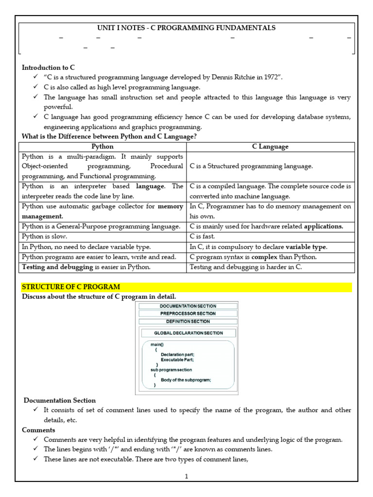 CS3353 - Notes 2 Marks and 16 Marks | PDF | Integer (Computer Science ...