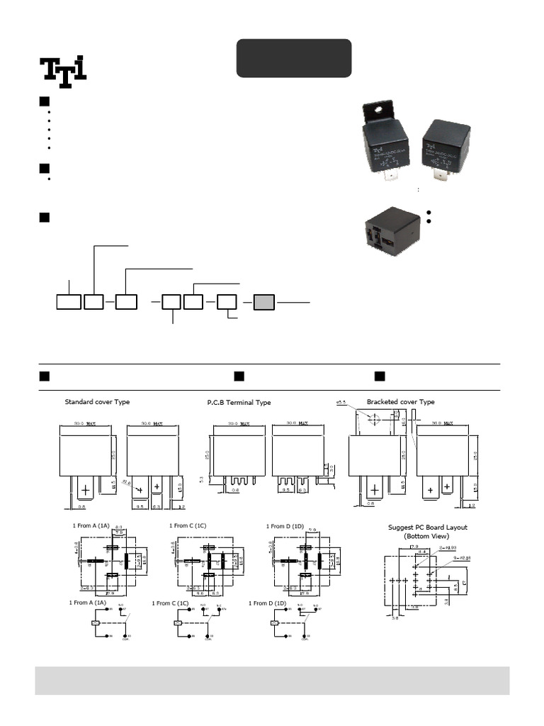 Реле Tr94f 24vdc Sc a d1 | PDF | Inductor | Electrical Resistance And ...
