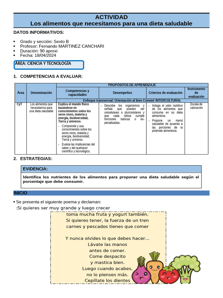 Alimentos para una Dieta Saludable | PDF | Dieta | Alimentos